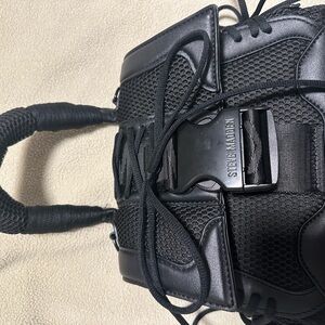 Steve Madden Black Mesh Accent Handbag